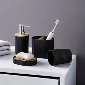 Conjunto de Acessórios para Banheiro com 4 Peças