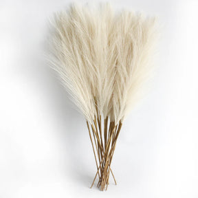 Kit com 6 Ramos de Capim-dos-Pampas Artificial