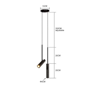 Lustre LED DUO Moderno para Quarto