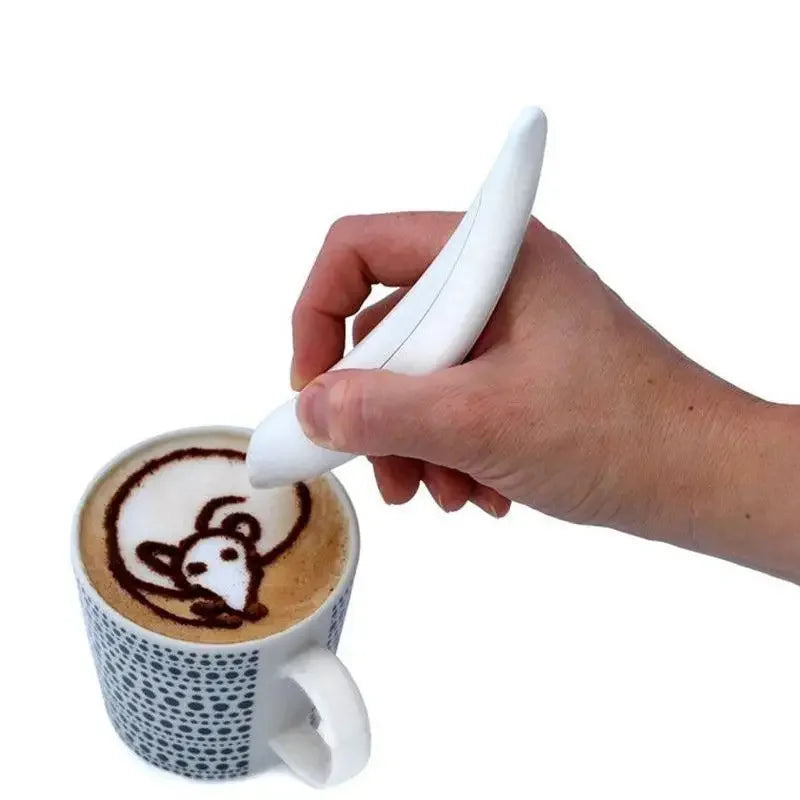 Caneta Elétrica para Arte em Café