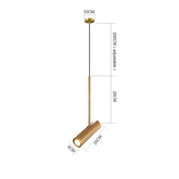 Lustre LED DUO Moderno para Quarto