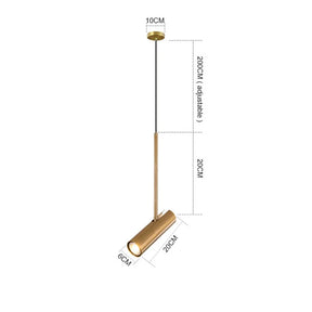 Lustre LED DUO Moderno para Quarto