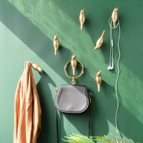 Gancho Birdy Hook de Parede Decorativo em Formato de Pássaro
