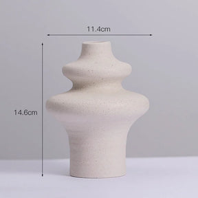 Spiralis™ – Vaso de Cerâmica Branco com Design Espiral