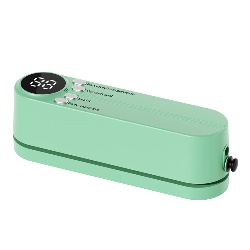 Hermetia – Seladora a Vácuo Portátil USB Recarregável com Função 3 em 1