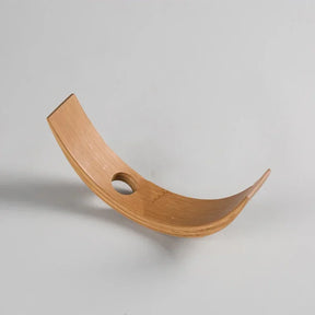 Suporte de Garrafa de Vinho em Madeira Bambu Decorativo