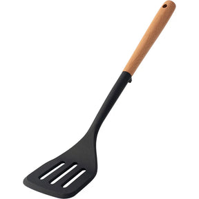 Espátula de Silicone com Cabo de Madeira para Cozinha