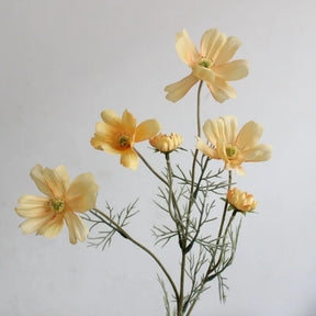 Flor Artificial de Camomila em Seda 60cm