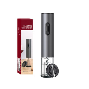 Abridor de Vinho Elétrico Automático de Luxo com Vedação a Vácuo