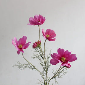 Flor Artificial de Camomila em Seda 60cm