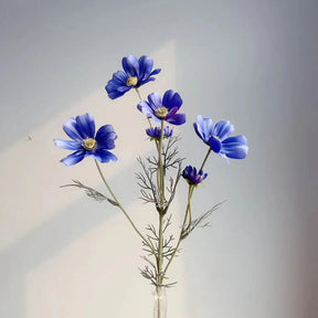 Flor Artificial de Camomila em Seda 60cm