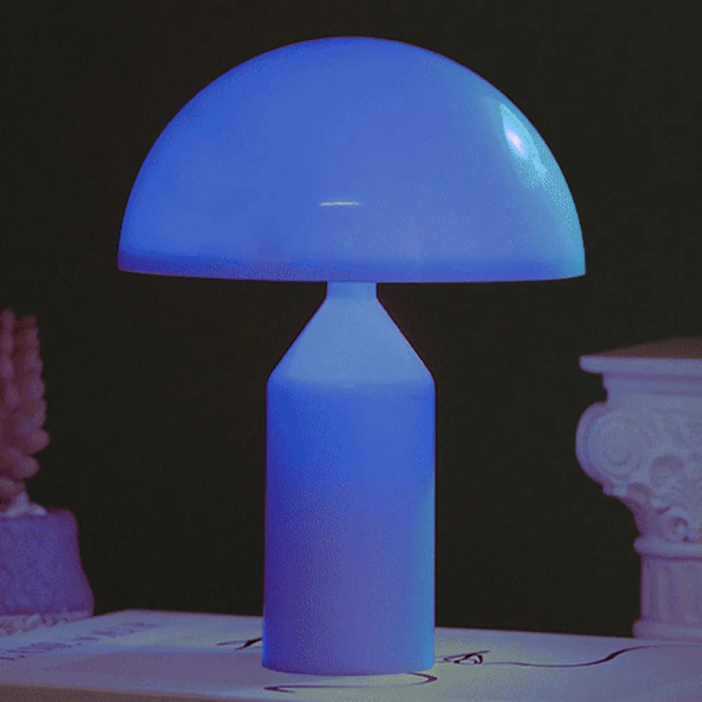 Lumaire – Luminária de Cabeceira Estilo Cogumelo com Controle de Brilho e Cores – Funcionamento a Pilha