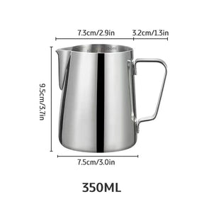 Jarra de Aço Inox para Espumar Leite Profissional