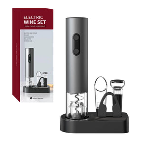 Abridor de Vinho Elétrico Automático de Luxo com Vedação a Vácuo