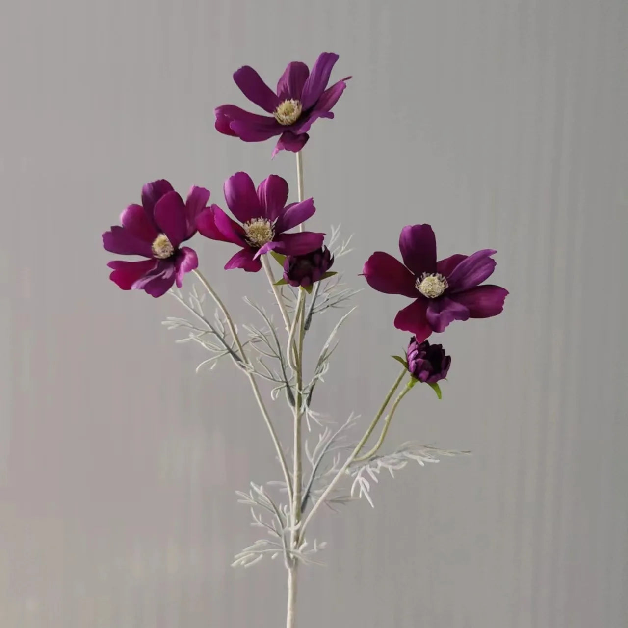 Flor Artificial de Camomila em Seda 60cm