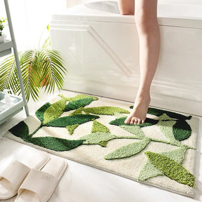 GreenLeaf Soft – Tapete Antiderrapante em Microfibra