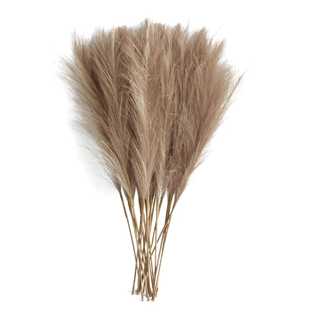 Kit com 6 Ramos de Capim-dos-Pampas Artificial