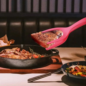 Espátula Pinça 2 em 1 para Cozinha