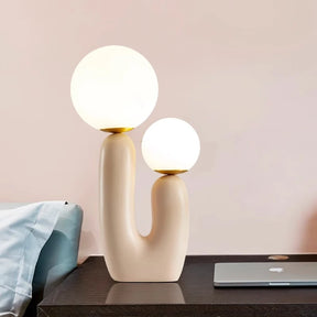 Nordic Duo – Luminária de Mesa Nórdica para Quarto e Sala
