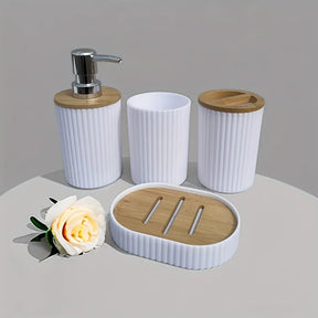 Conjunto de Acessórios para Banheiro com 4 Peças