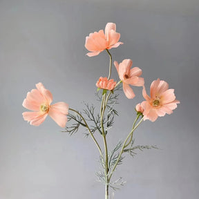 Flor Artificial de Camomila em Seda 60cm