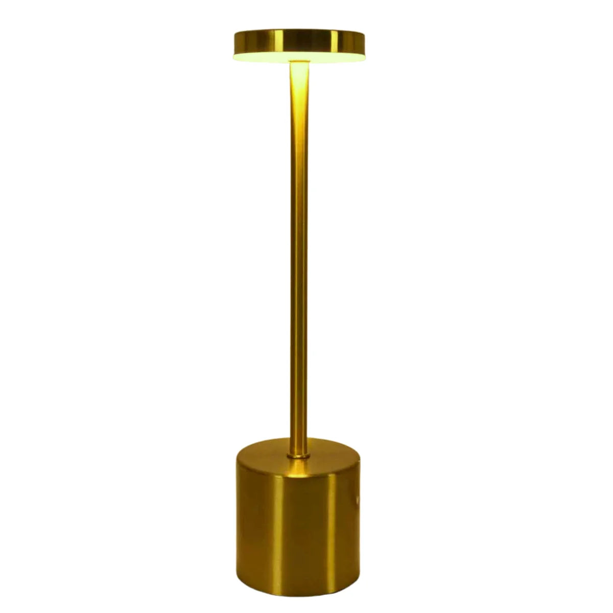 Luminária de Mesa LED Recarregável em Metal