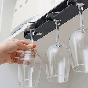 Suporte de Taças de Vinho para Montagem Sob Armário