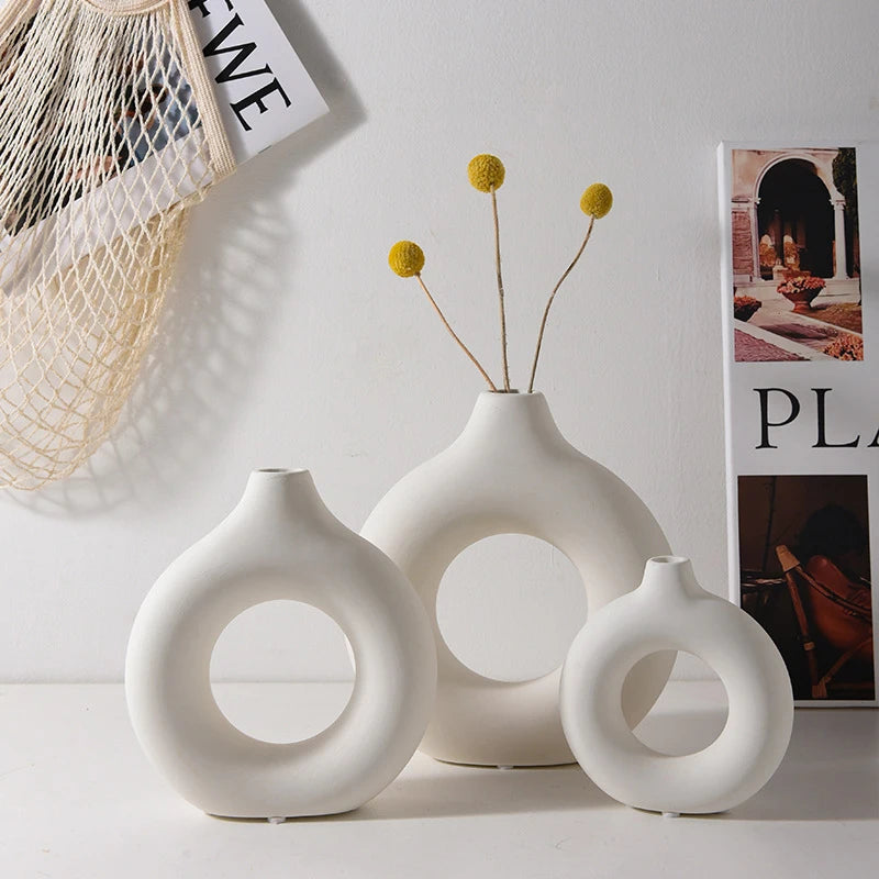 Floræn™ – Vaso Nórdico Minimalista para Arranjos Florais
