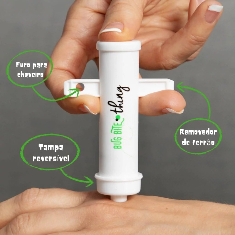 BugRelief™ – Extrator de Picadas e Ferroadas